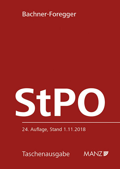 Strafprozessordnung StPO - 