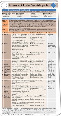 Assessment in der Geriatrie pocketcard Set - Sebastian Vo&szlig;