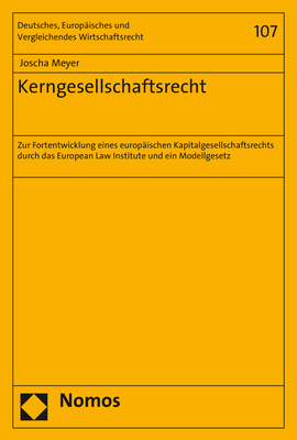 Kerngesellschaftsrecht - Joscha Meyer