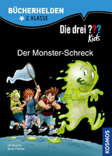 Die drei ??? Kids, B&uuml;cherhelden 2. Klasse, Der Monster-Schreck - Boris Pfeiffer, Ulf Blanck