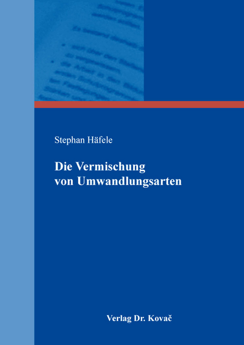 Die Vermischung von Umwandlungsarten - Stephan H&auml;fele