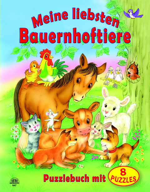 Puzzlebuch "Meine liebsten Bauernhoftiere"