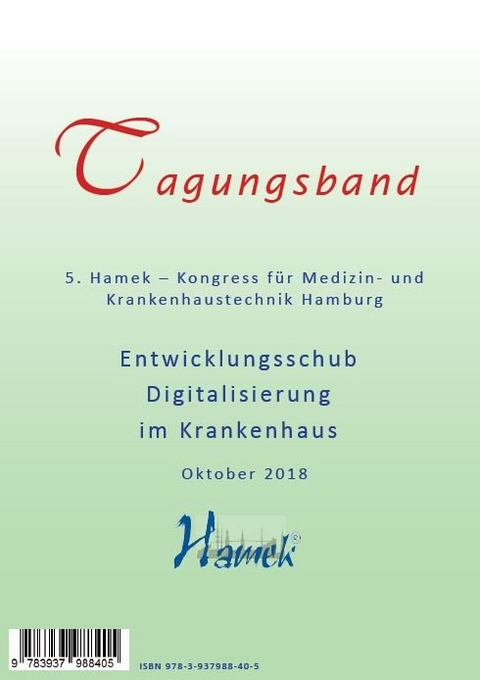 Tagungsband HAMEK 2018 - 