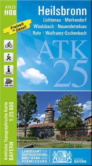ATK25-H08 Heilsbronn (Amtliche Topographische Karte 1:25000)