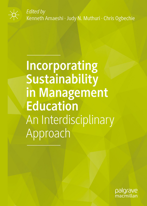 Incorporating Sustainability in Management Education - 
