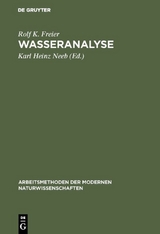 Wasseranalyse - Rolf K. Freier