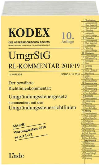 KODEX Umgründungssteuergesetz-Richtlinienkommentar 2018/19