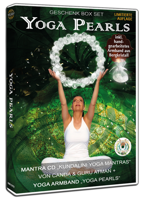 Yoga Pearls Geschenk Box mit Mantra CD &bdquo;Kundalini Yoga Mantras&ldquo; + Yoga Armband &bdquo;Yoga Pearls&ldquo;