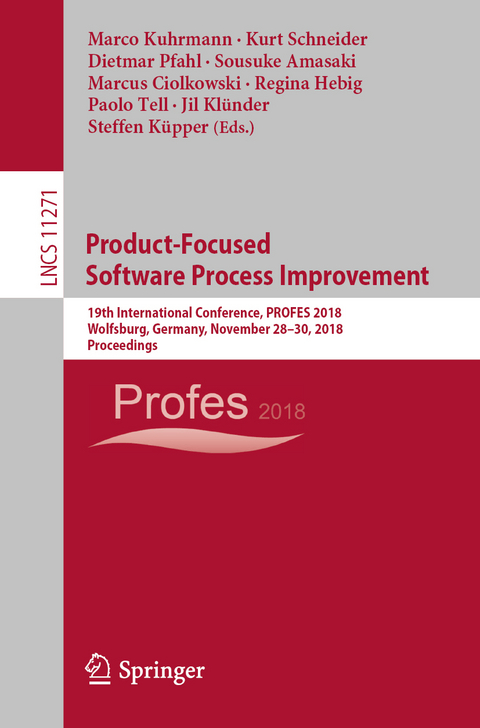 Product-Focused Software Process Improvement - 