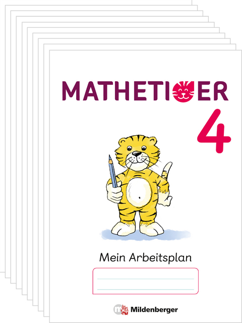 Mathetiger 4 &ndash; Arbeitsplan zur Heftausgabe (VPE 10) - Thomas Laubis, Eva Schnitzer