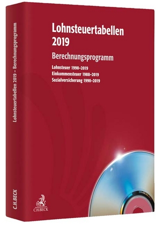 Lohnsteuertabellen 2019 CD-ROM