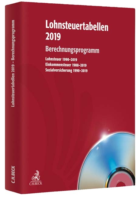 Lohnsteuertabellen 2019 CD-ROM