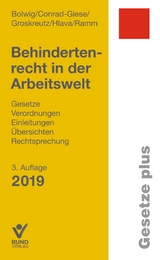 Behindertenrecht in der Arbeitswelt - Bolwig, Nils; Conrad-Giese, Maren; Groskreutz, Henning; Hlava, Daniel; Ramm, Diana