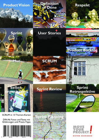 SCRUM in 13 Themen-Karten DIN A6