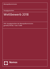 Monopolkommission Hauptgutachten / Hauptgutachten. Wettbewerb 2018