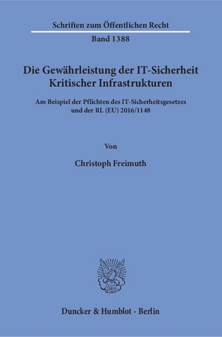 Die Gewährleistung der IT-Sicherheit Kritischer Infrastrukturen.