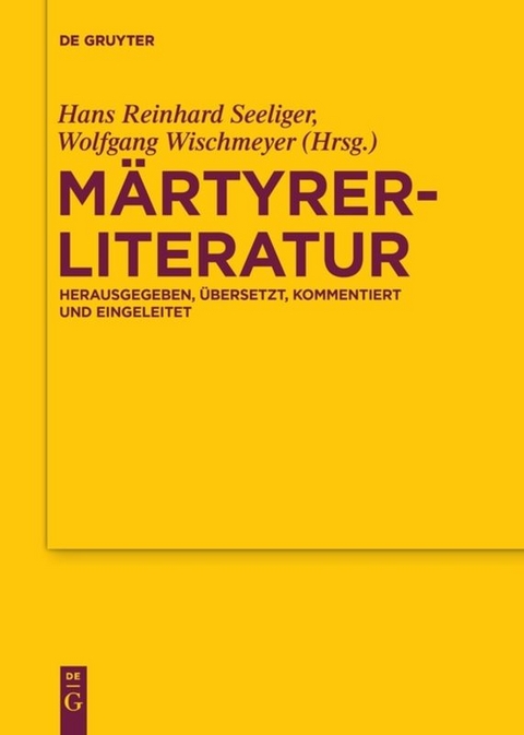 M&auml;rtyrerliteratur - 