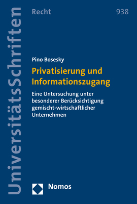 Privatisierung und Informationszugang - Pino Bosesky