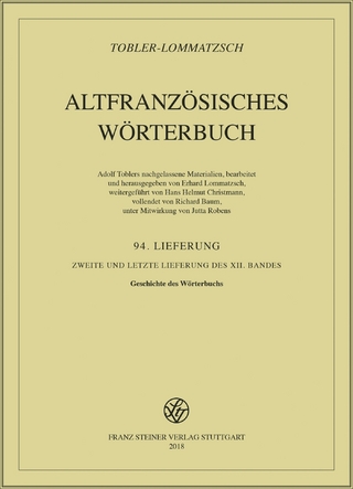 Altfranzösisches Wörterbuch. Band 12. Lieferung 94