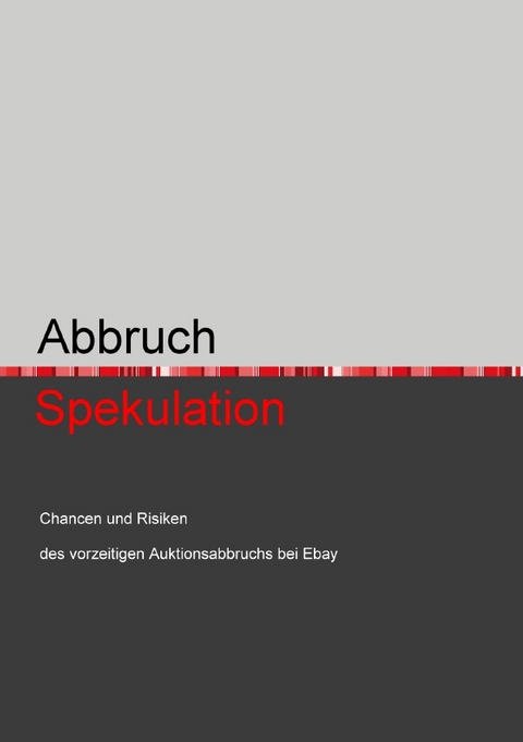 Abbruch Spekulation - Marcus Roos