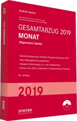Tabelle, Gesamtabzug 2019 Monat - 