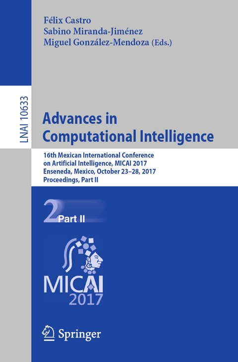 Advances in Computational Intelligence - 