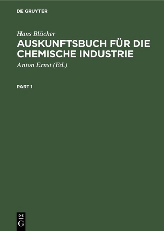 Auskunftsbuch für die chemische Industrie