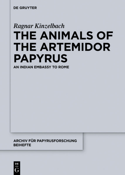 The animals of the Artemidor Papyrus - Ragnar Kinzelbach