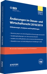 Änderungen im Steuer- und Wirtschaftsrecht 2018/2019 - 