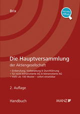 Die Hauptversammlung der Aktiengesellschaft - Rupert Brix