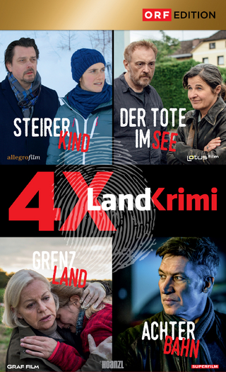 Landkrimi-Set 4: Steirerkind/Der Tote im See/Grenzland/Achterbahnn