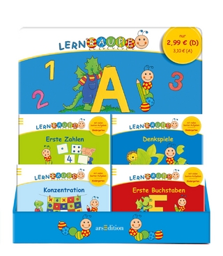 Display Lernraupe Minis