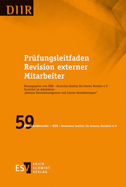 Pr&uuml;fungsleitfaden Revision externer Mitarbeiter