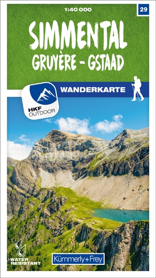 Kümmerly+Frey Wanderkarte 29 Simmental 1:40.000