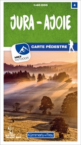 K&uuml;mmerly+Frey Wanderkarte 4 Jura, Ajoie 1:40.000