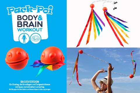 Pack-Poi body-brain workout, Set Buch und Poi - Uwe M&ouml;gel
