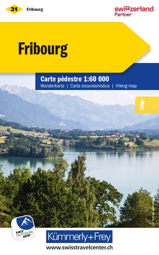 Kümmerly+Frey Wanderkarte 31 Fribourg 1:60.000