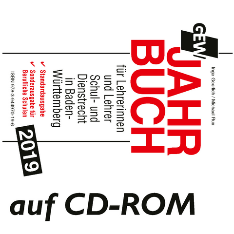 GEW-Jahrbuch 2018 CD-ROM - Michael Rux, Inge Goerlich