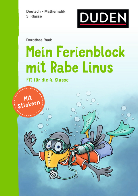 Mein Ferienblock mit Rabe Linus &ndash; Fit f&uuml;r die 4. Klasse - Dorothee Raab