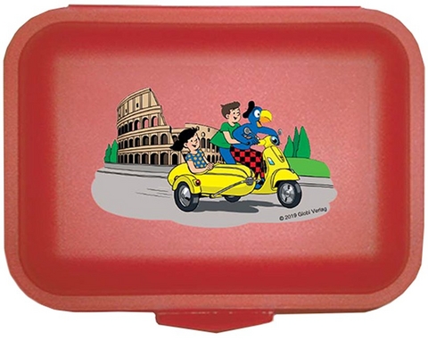 Globi Lunchbox Rom rot