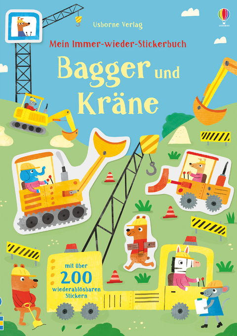 Mein Immer-wieder-Stickerbuch: Bagger und Kr&auml;ne - Hannah Watson