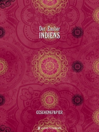 Der Zauber Indiens Geschenkpapier, Motiv Pinke Pracht