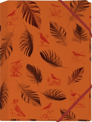 Pasta für Nachtigallen Mini-Sammelmappe - Schwarze Federn