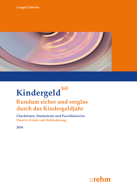Kinder mit Behinderung 2018 - Klaus Lange, Reinhard L&uuml;decke