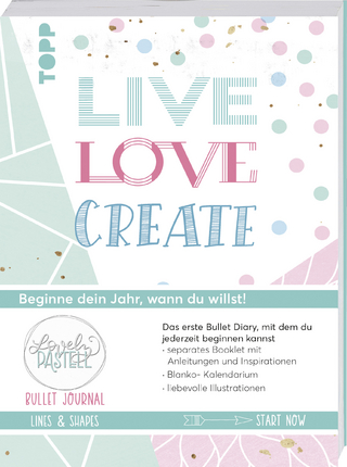 Bullet Journal Lovely Pastell Lines & Shapes - Live, love, create