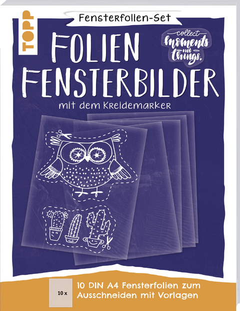 Fensterfolien-Set - Folien-Fensterbilder mit dem Kreidemarker - DIN A4 - Pia Pedevilla, Nina Rötters, Norbert Pautner