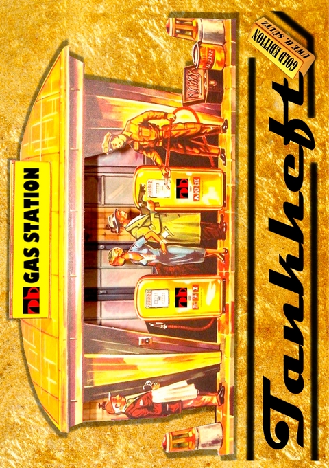 Gas Station - Tankheft - Tankbuch - Fahrtenbuch f&uuml;r alle KFZ inkl. Kontrollen f&uuml;r &Ouml;l und Reifendruck - Uwe H. S&uuml;ltz