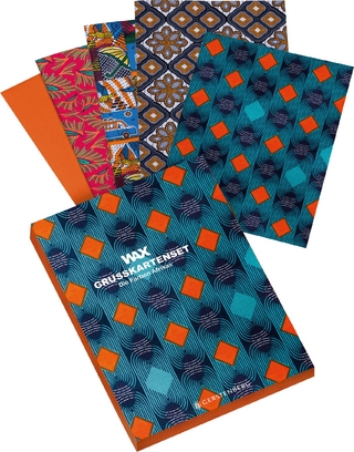 WAX Grußkarten-Set, Die Farben Afrikas