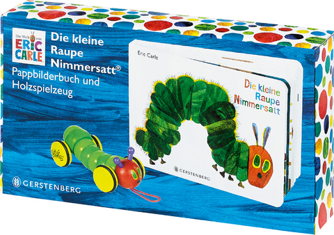 Die kleine Raupe Nimmersatt - Geschenkset Pappbilderbuch mit PlanToys&reg;-Holzraupe - Eric Carle