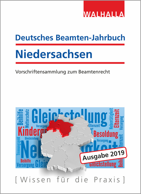 Deutsches Beamten-Jahrbuch Niedersachsen 2019 -  Walhalla Fachredaktion